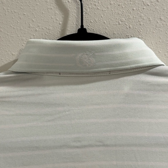 Greyson Men’s XL Mint Green Striped Polo Golf Shirt Casual Athletic Performance - Picture 6 of 8